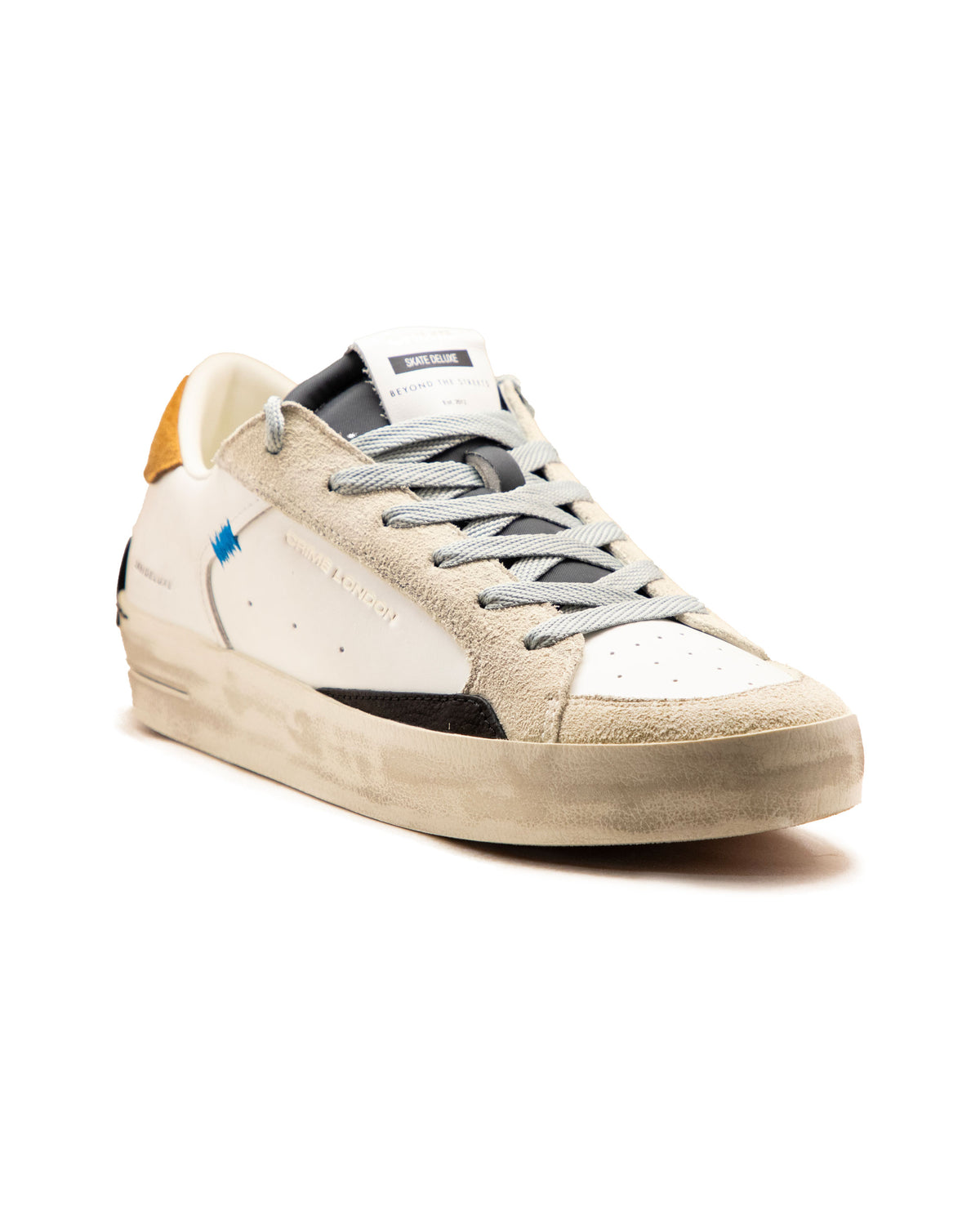 Crime London SK8 Deluxe Bianco-Marrone