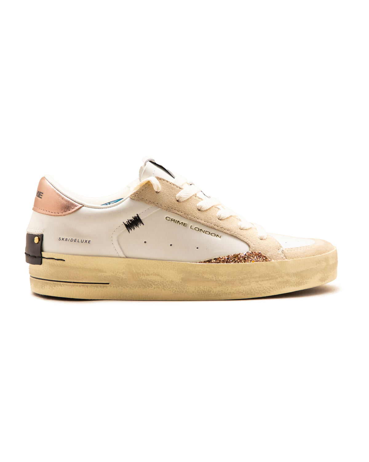 Crime London SK8 Deluxe White-Gold