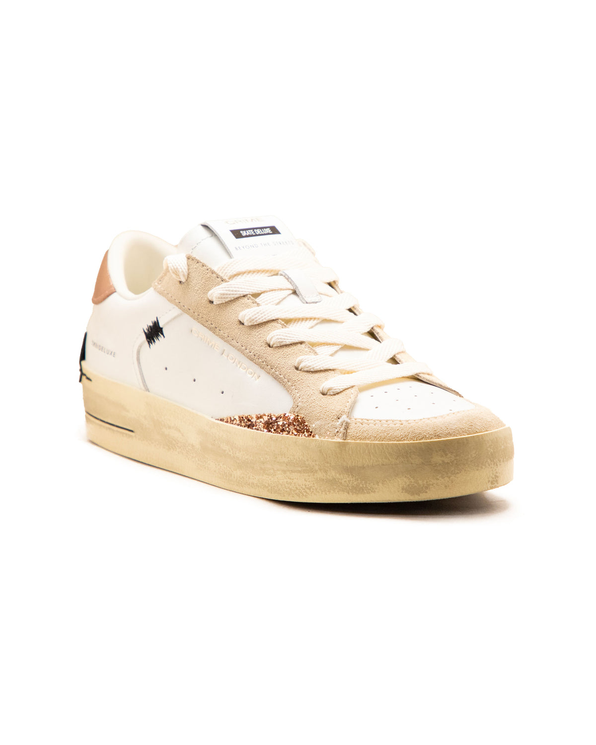 Crime London SK8 Deluxe White-Gold