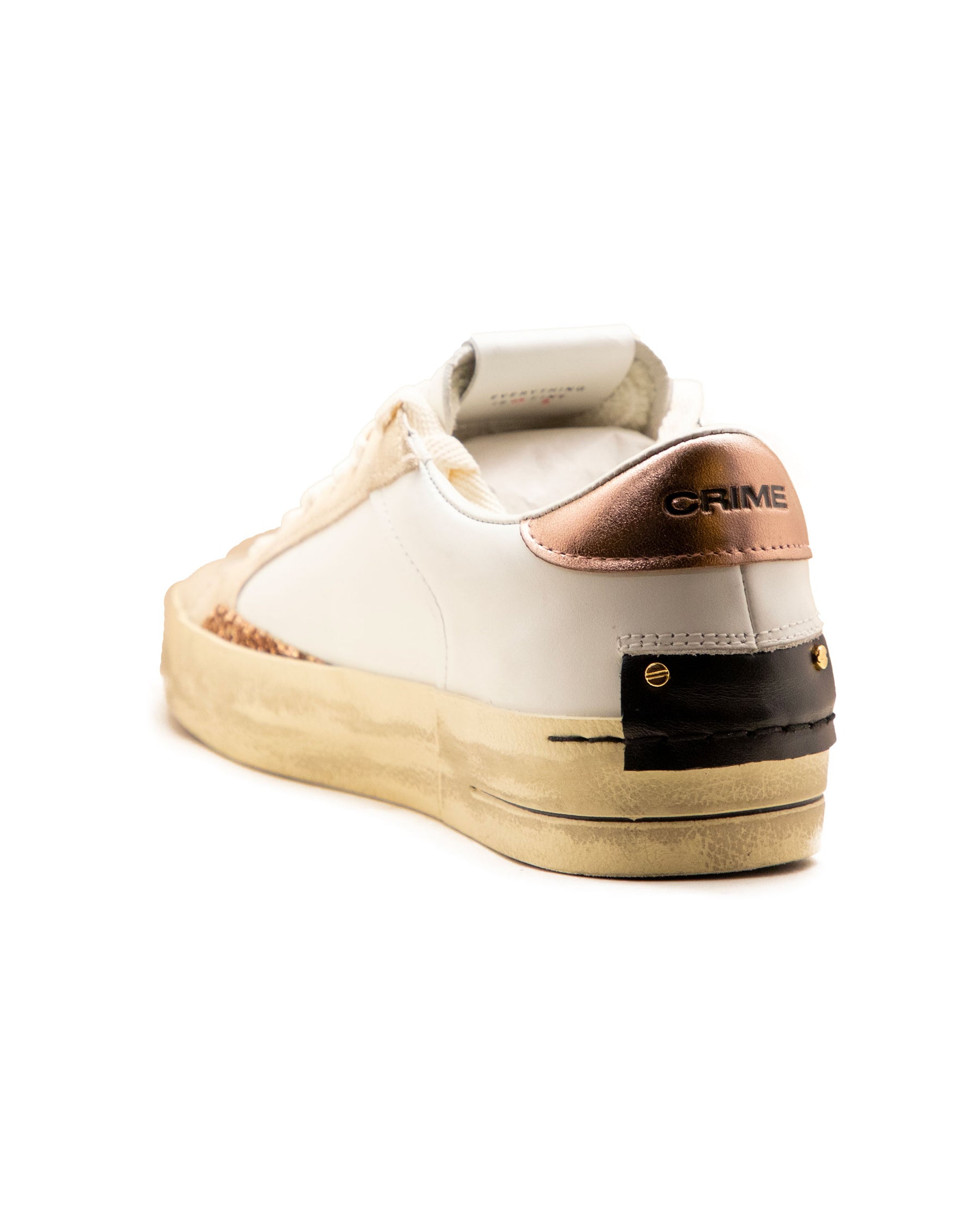 Crime London SK8 Deluxe White-Gold
