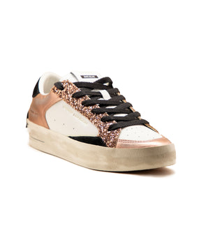 Crime London SK8 Deluxe White-Gold-Glitter