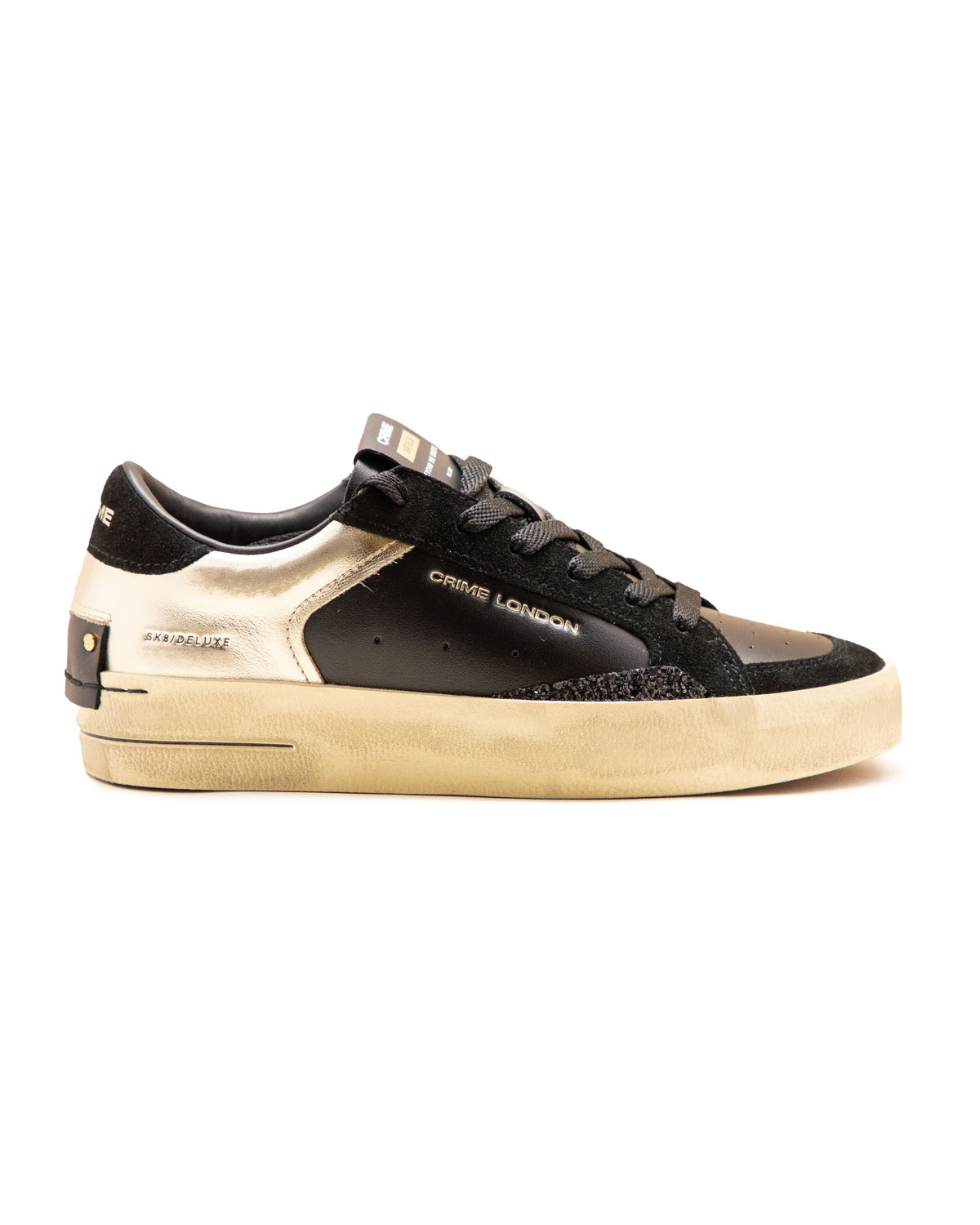 Crime London SK8 Deluxe Black-Gold