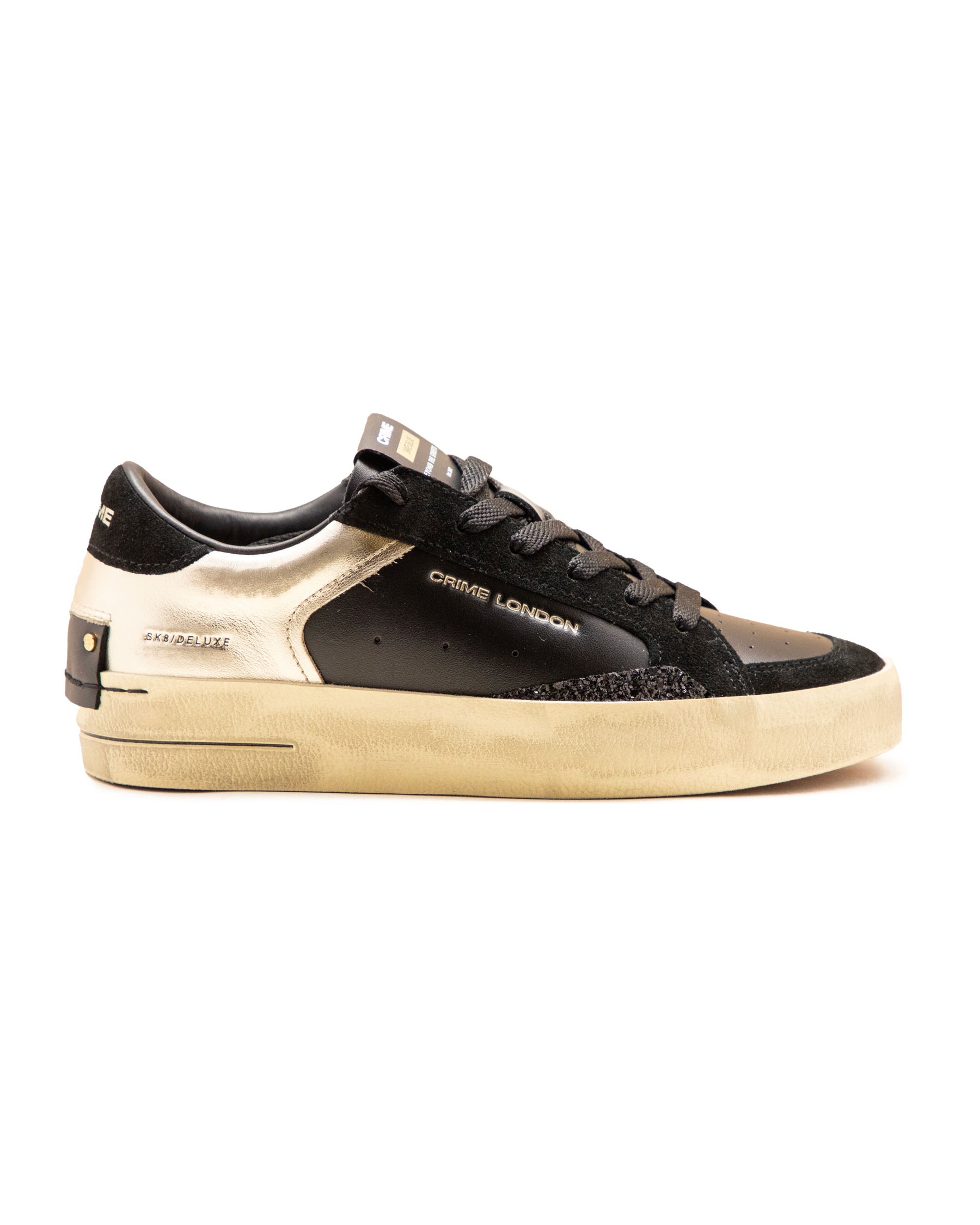 Crime London SK8 Deluxe Black-Gold