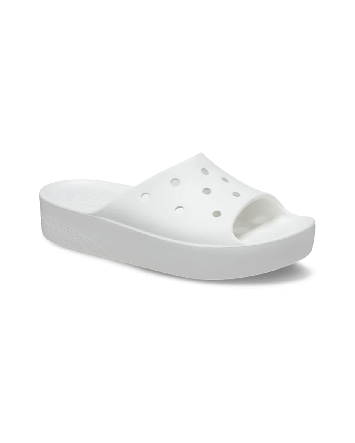 Crocs Classic Platform Slide Bianco