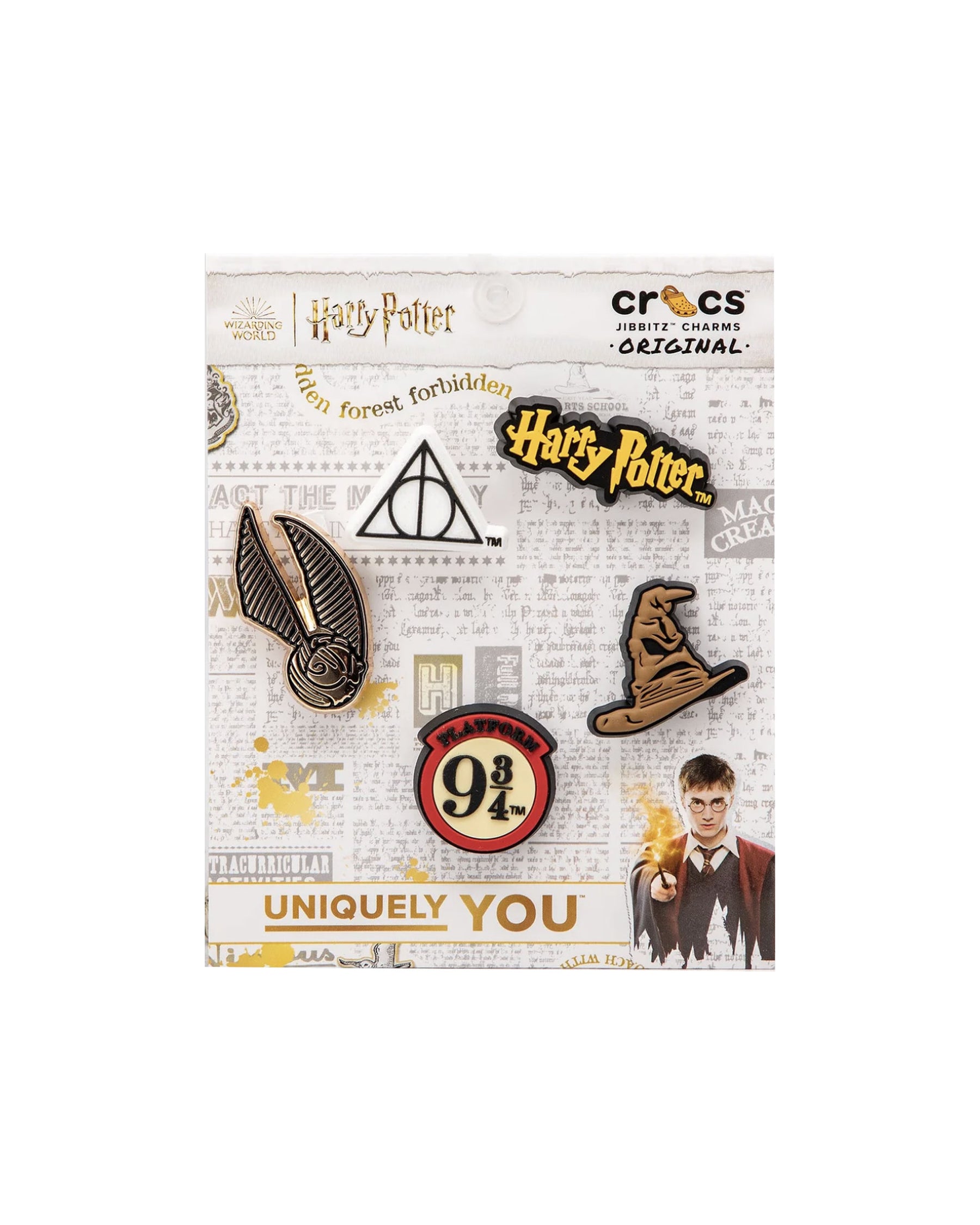 Crocs, Pack of 5 Harry Potter Symbol Jibbitz