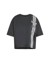 Woman's Crop Tee Adidas Big Logo Black