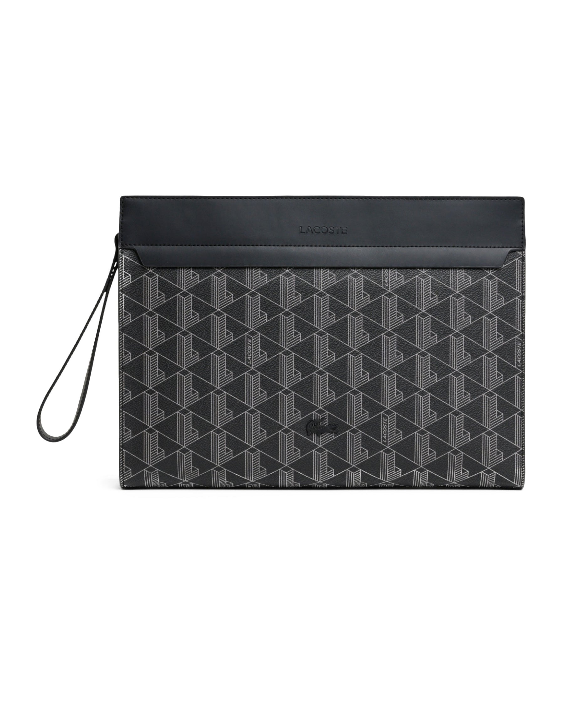 Custodia per Laptop Lacoste The Blend Monogramma Nero