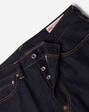 Denim Uomo Evisu Seagull Print Pockets Regular Fit Jeans #2020 Raw Indigo