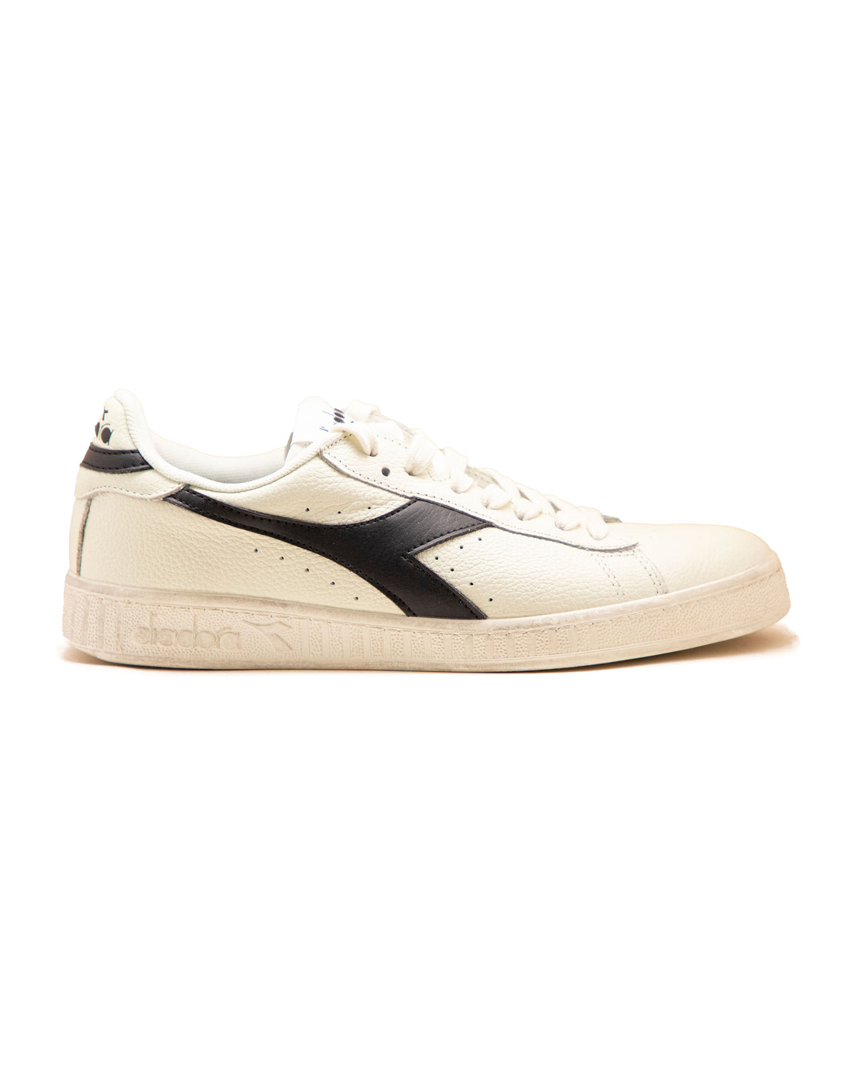 Diadora Game Low Waxed White Black