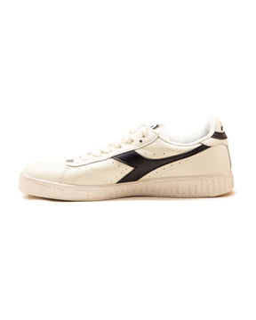 Diadora Game Low Waxed Bianco Nero