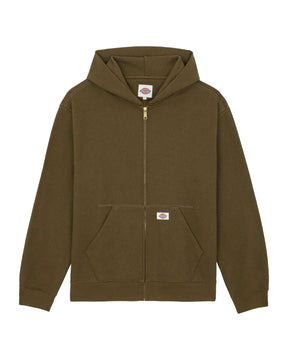 Felpe Uomo Dickies Mineral Fz Hoodie Military Green