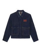 Dickies X Harley Davidson Boxy Denim Jacket Rinsed Indigo Blue