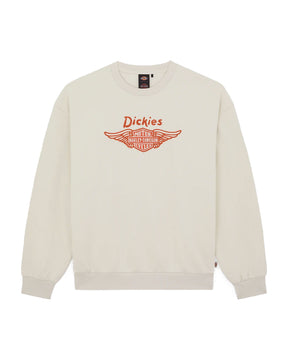 Dickies X Harley Davidson Boxy Fit Crew Sweatshirt Bone
