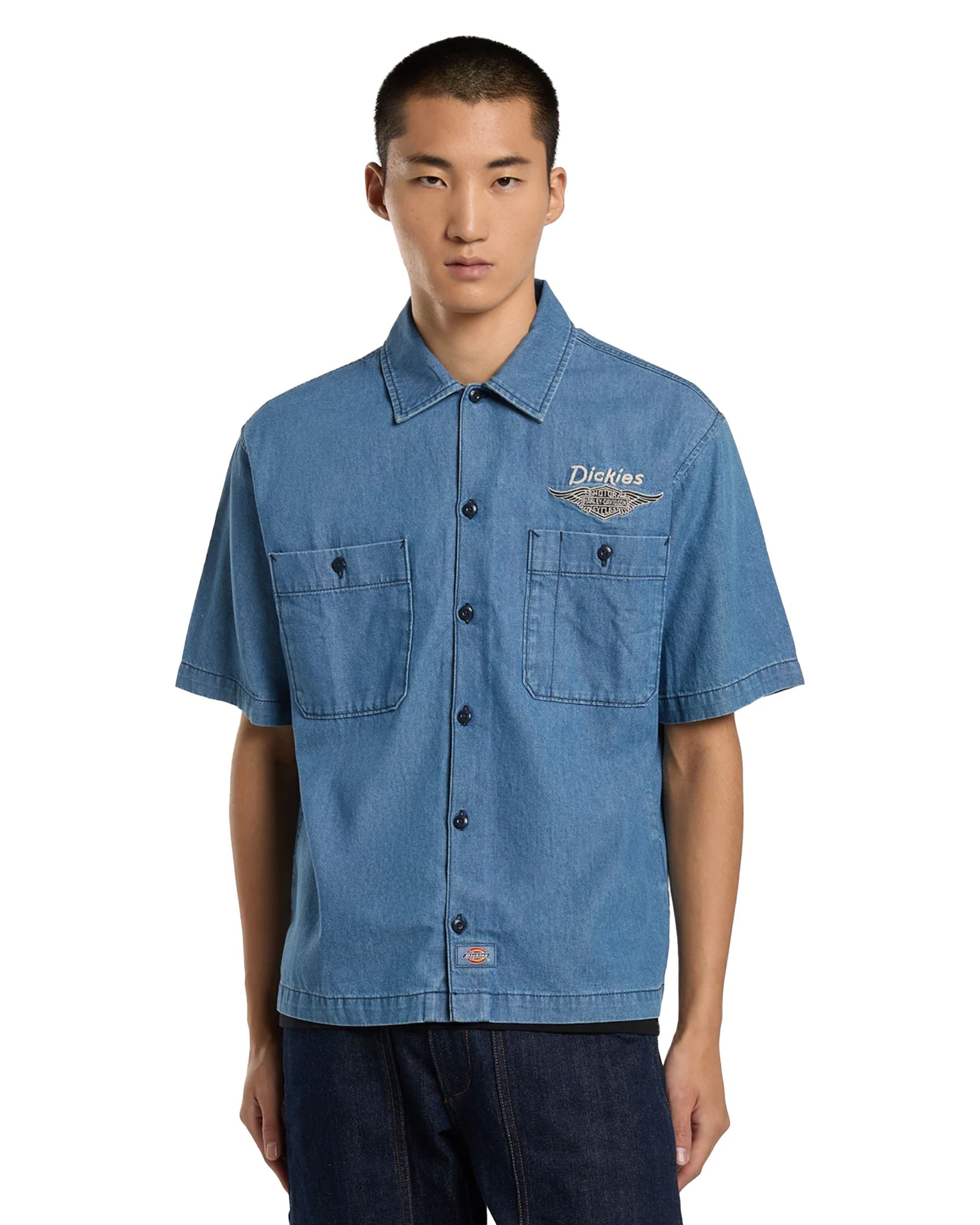 Camicia Uomo Harley Davidson Chambray