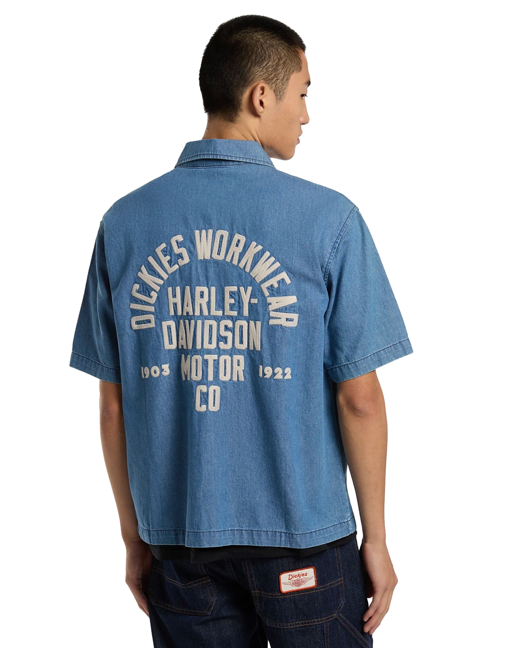 Camicia Uomo Harley Davidson Chambray