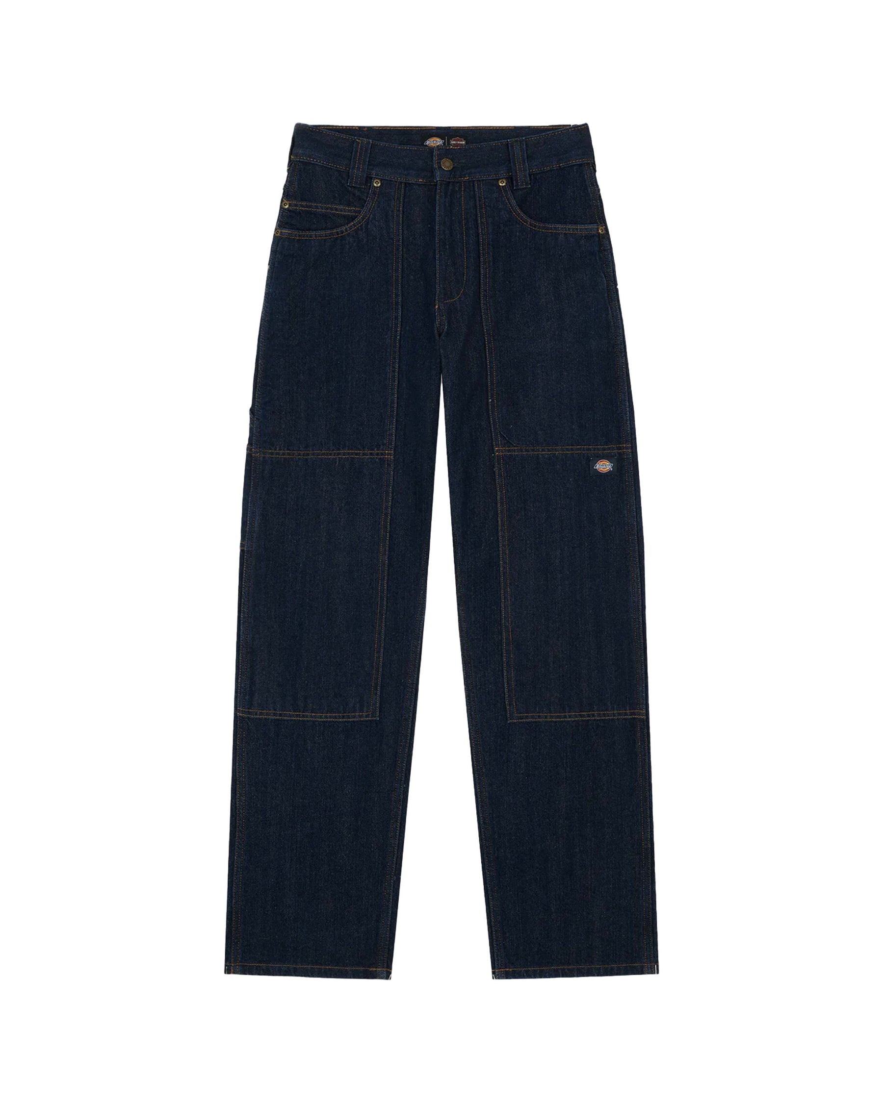 Dickies X Harley Davidson Denim Carpenter Pant Rinsed Indigo Blue