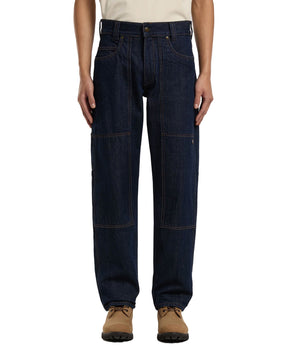 Dickies X Harley Davidson Denim Carpenter Pant Rinsed Indigo Blue