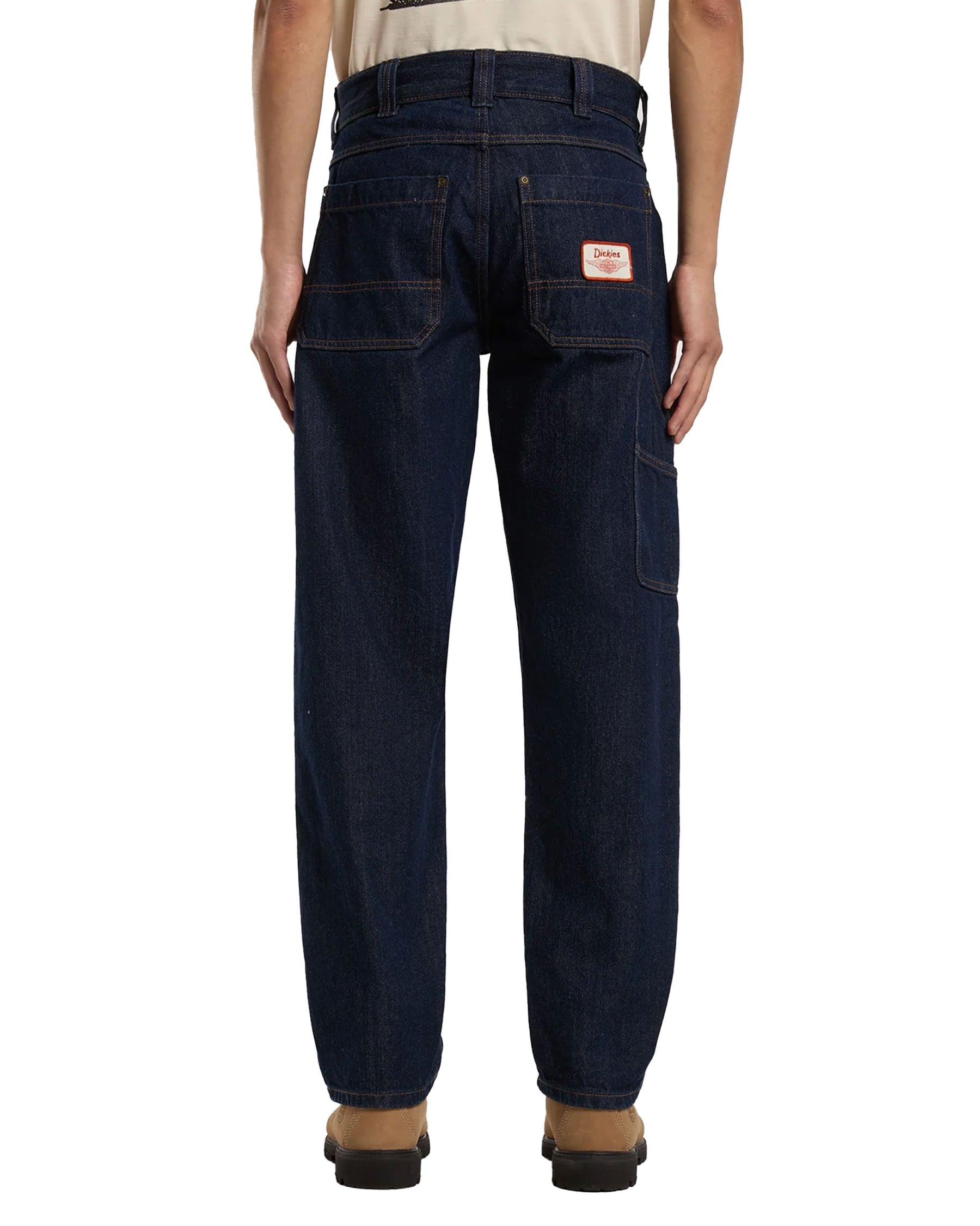 Dickies X Harley Davidson Denim Carpenter Pant Rinsed Indigo Blue