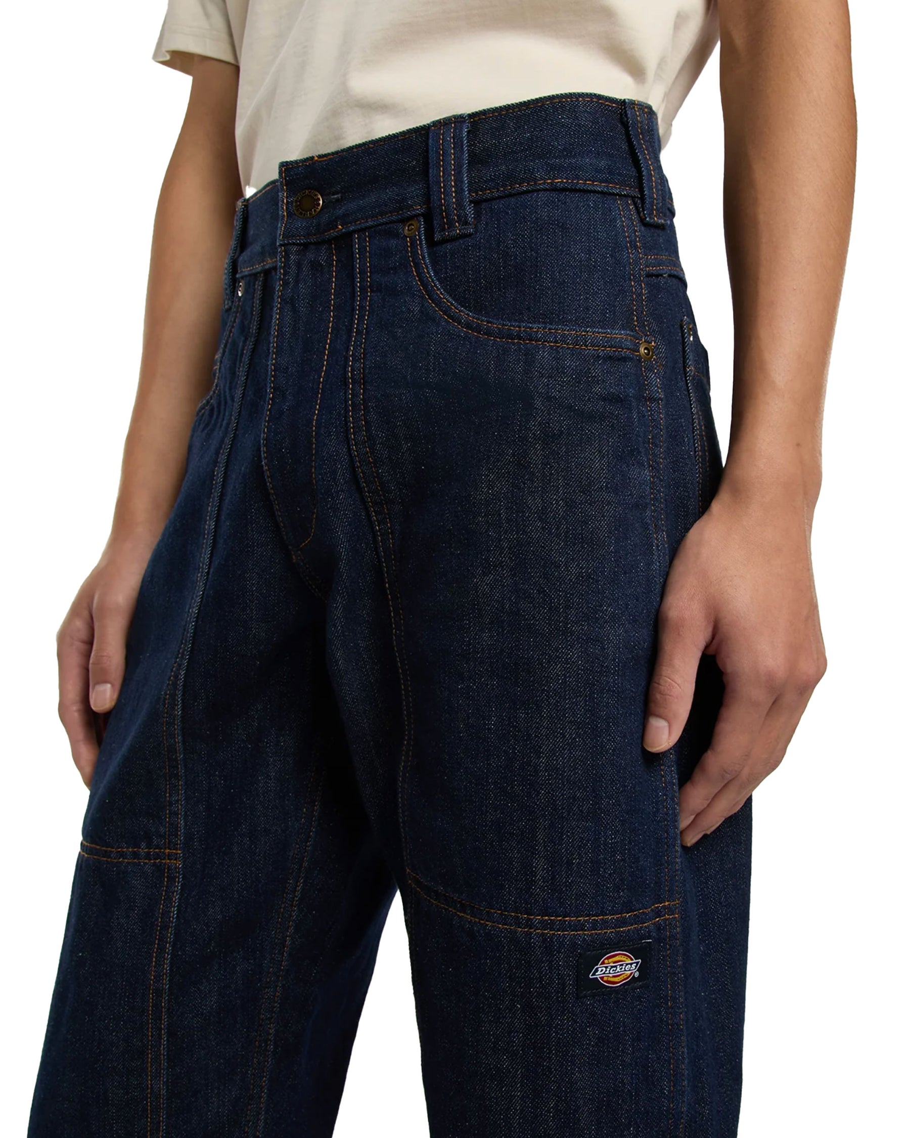 Dickies X Harley Davidson Denim Carpenter Pant Rinsed Indigo Blue