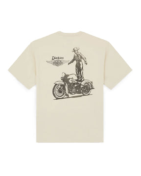 Dickies X Harley Davidson Vintage Wash Tee Bone