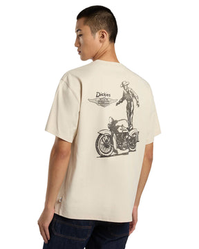 Dickies X Harley Davidson Vintage Wash Tee Bone