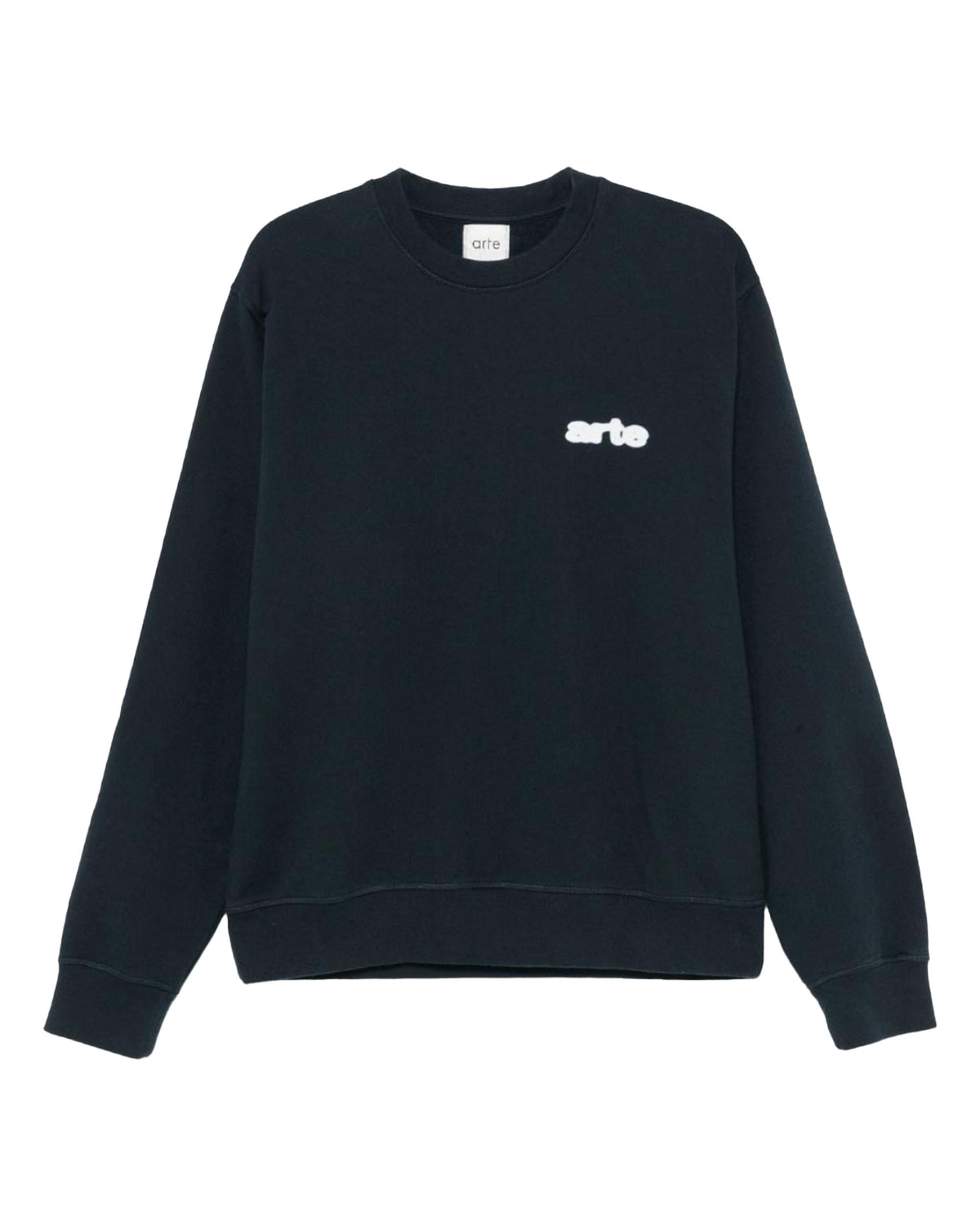 Felpa Arte Antwerp Blur Flower Crewneck Blu