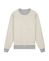 Felpa Arte Antwerp Reversible Label Crewneck Grigio