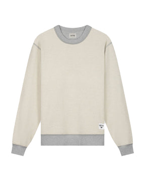 Felpa Arte Antwerp Reversible Label Crewneck Grigio