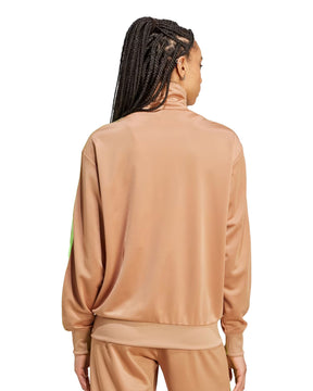 Felpa Donna Adidas Firebird Tt Cardbo Beige