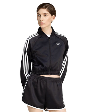 Felpa Donna Adidas Satin Superstar Jacket Nero