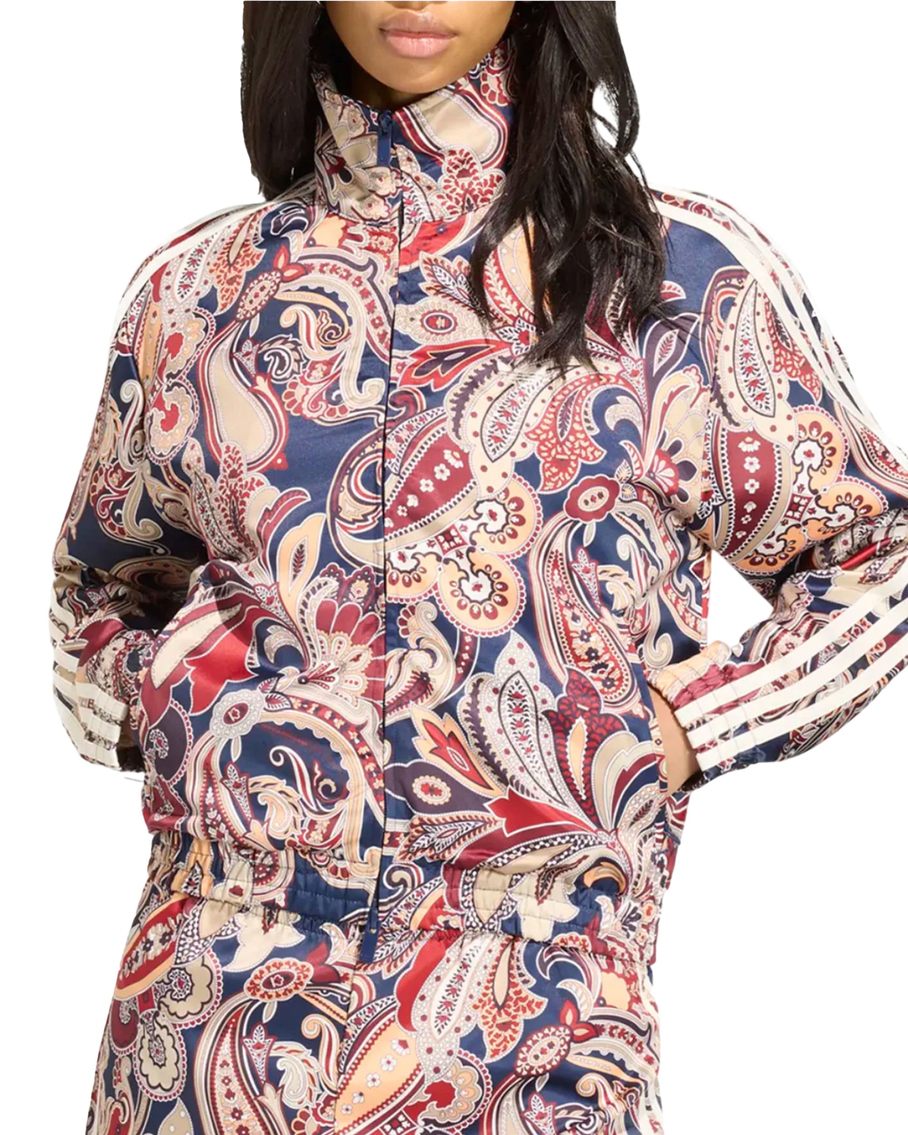 Felpa Donna Adidas x Liberty London Firebird Satin Tracktop