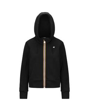 Women's Sweatshirt K-Way Divine Light Spacer Black