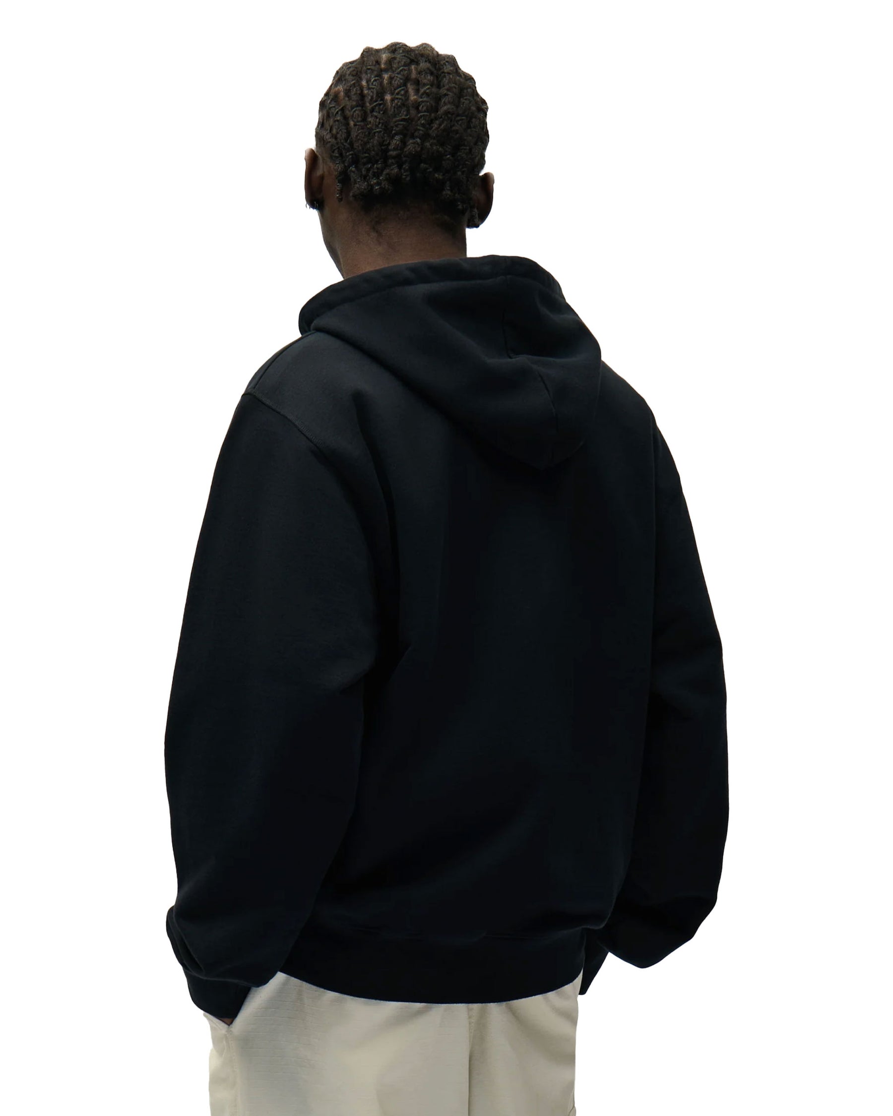 Felpa Full Zip Arte Antwerp Circle Logo Nero