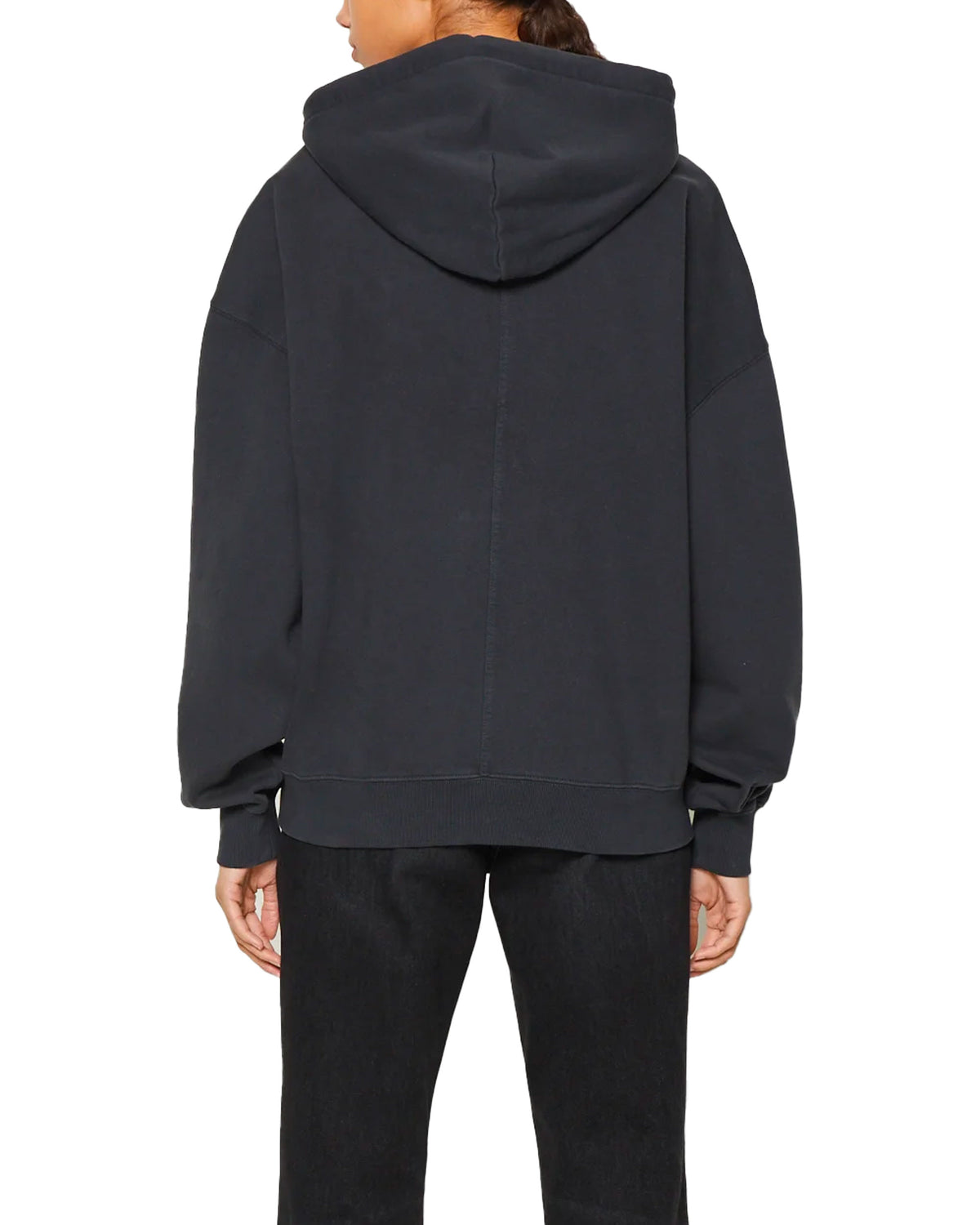 Guess Originals Washed Zip-Up Hoodie Black