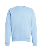 Felpa Uomo Adidas Basic Logo Celeste
