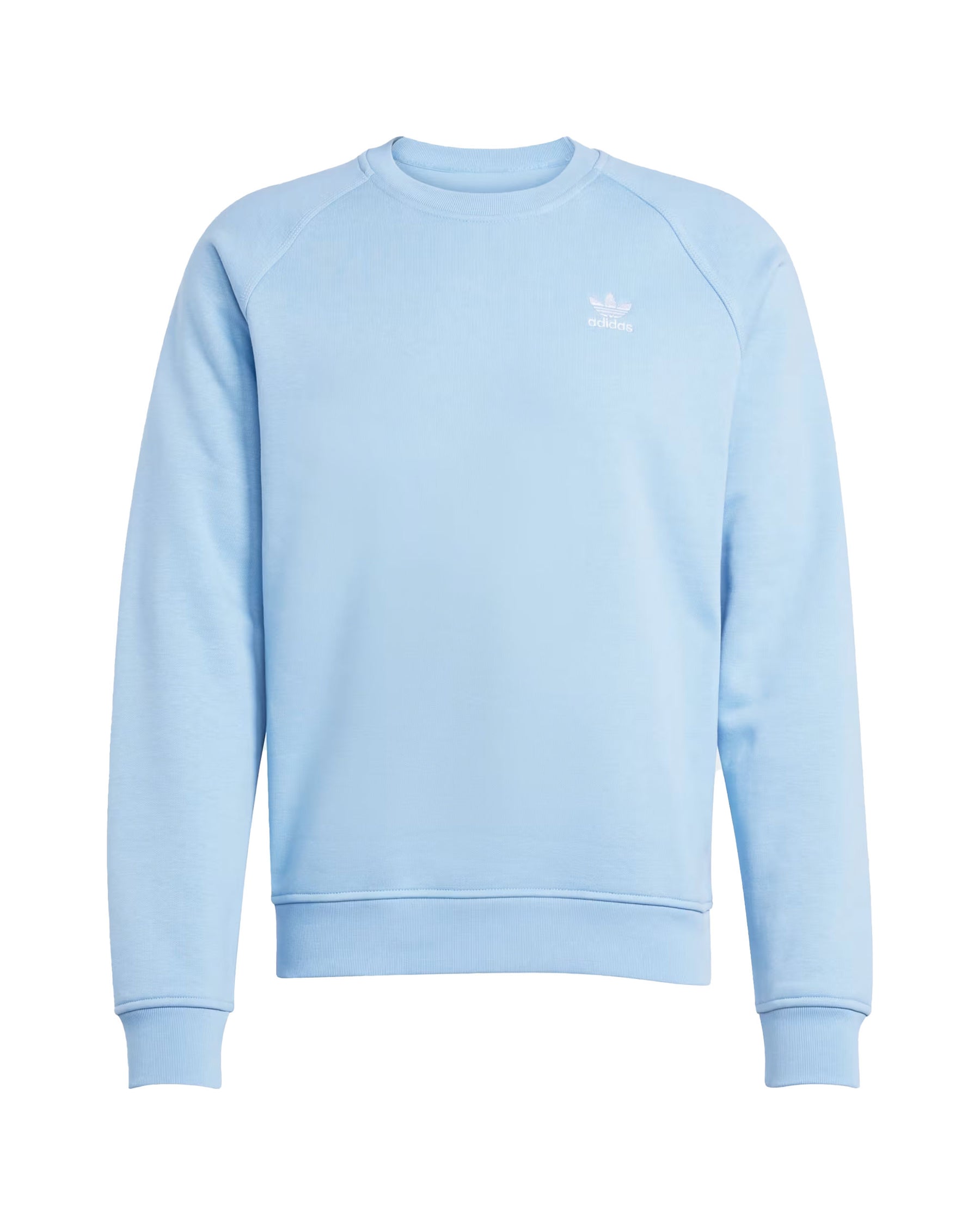 Felpa Uomo Adidas Basic Logo Celeste