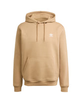 Felpa Uomo Adidas Basic Logo Marrone