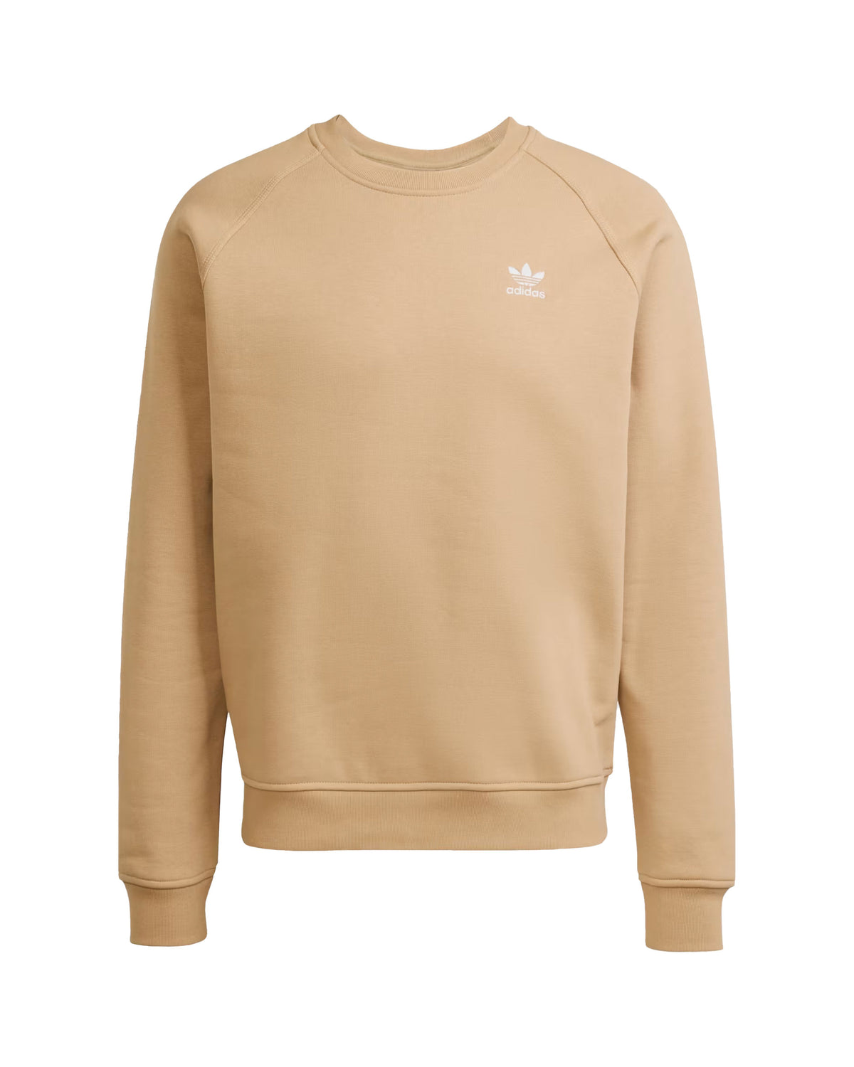Felpa Uomo Adidas Basic Logo Marrone