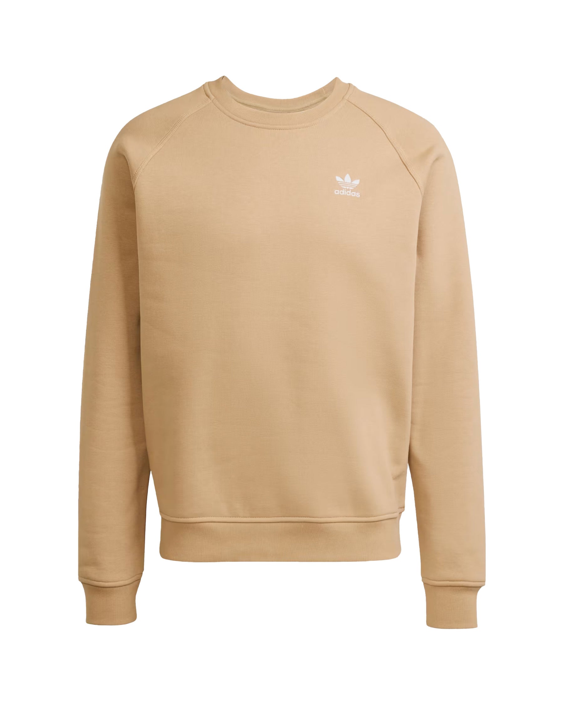 Felpa Uomo Adidas Basic Logo Marrone