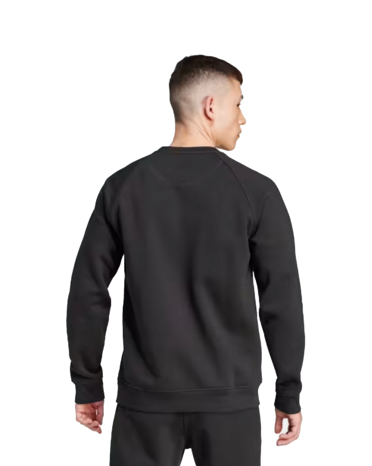 Felpa Uomo Adidas Basic Logo Nero
