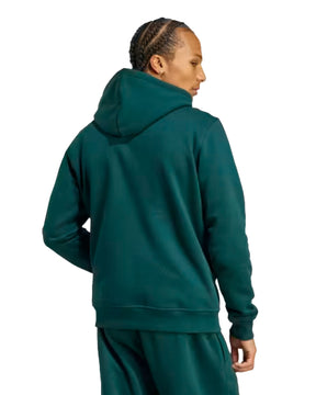 Felpa Uomo Adidas Basic Logo Verde