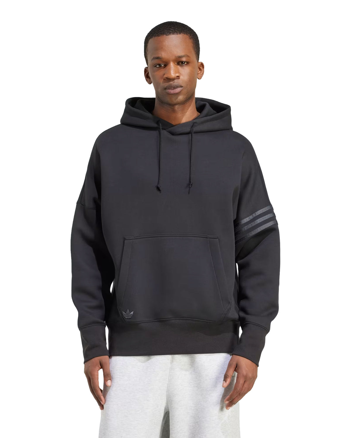 Felpa Uomo Adidas Neu C Hd Black-Carbon