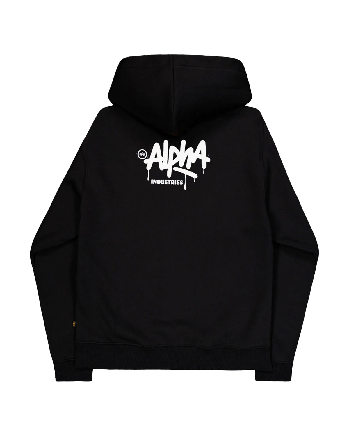Felpa Uomo Alpha Industries Alpha Signature Hoodie Nero