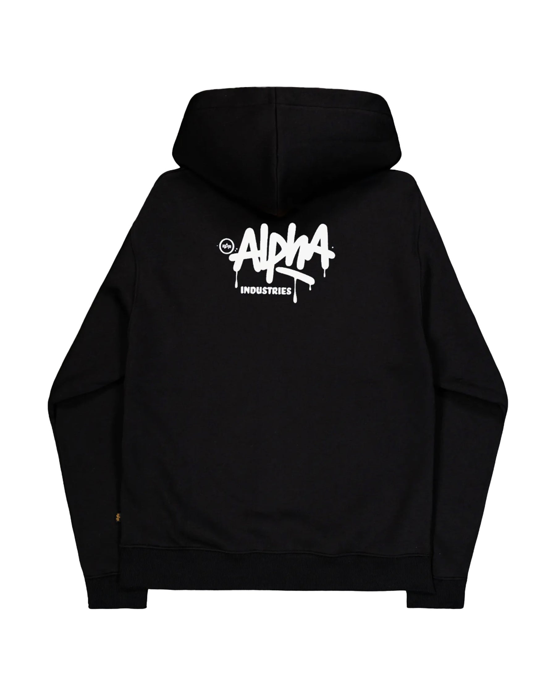 Felpa Uomo Alpha Industries Alpha Signature Hoodie Nero