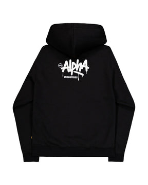 Felpa Uomo Alpha Industries Alpha Signature Hoodie Nero