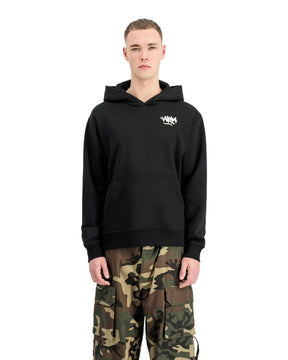 Felpa Uomo Alpha Industries Alpha Signature Hoodie Nero