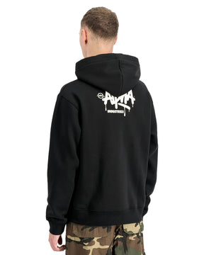 Felpa Uomo Alpha Industries Alpha Signature Hoodie Nero