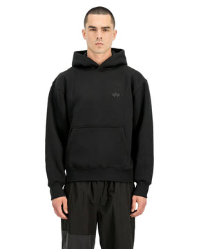 Felpa Uomo Alpha Industries Base Hoodie UV Nero