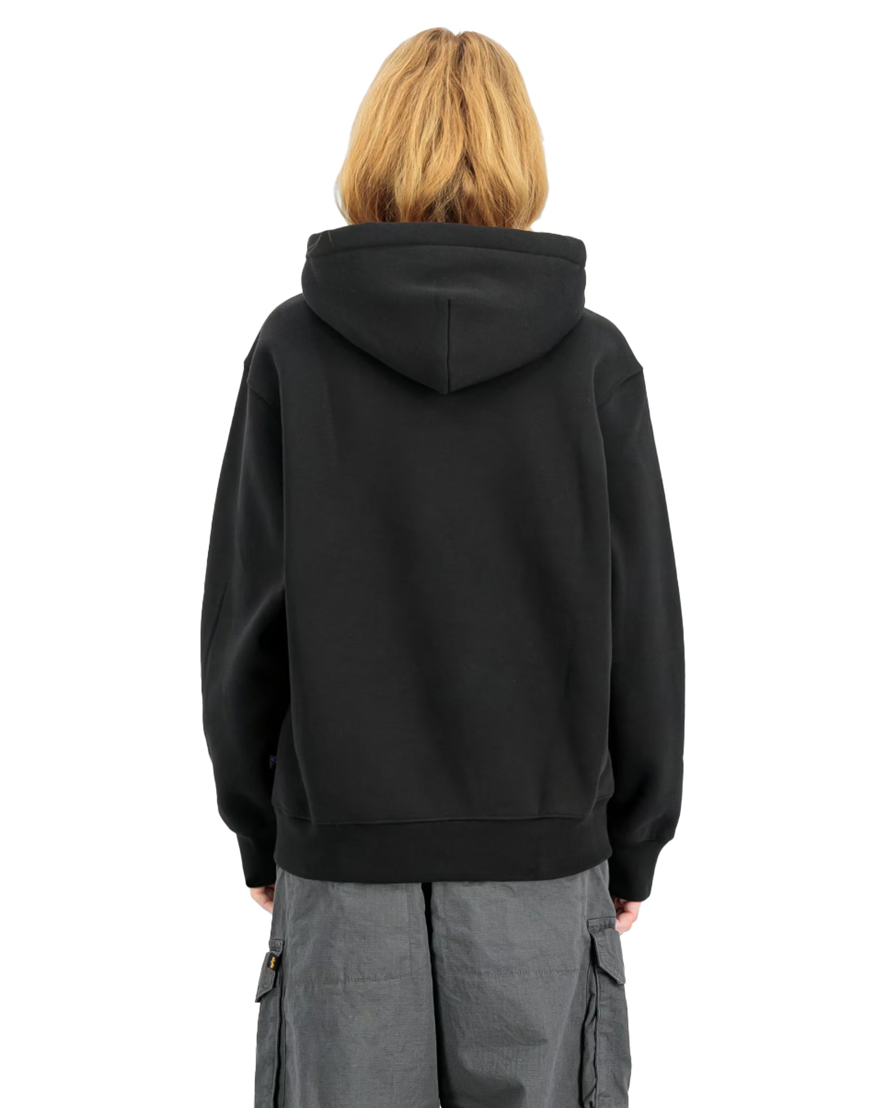 Felpa Uomo Alpha Industries Base Hoodie UV Nero