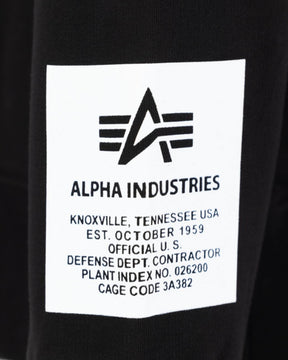 Felpa Uomo Alpha Industries Big Logo Black